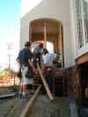 05 Propping up porch.JPG (44462 bytes)