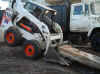 Day 3 Dragging the slab out.JPG (55347 bytes)