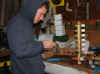 MP working on manifold for radiant system.JPG (28698 bytes)
